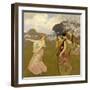 Spring Dance, C. 1917-Arthur Frank Mathews-Framed Giclee Print