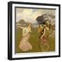 Spring Dance, C. 1917-Arthur Frank Mathews-Framed Giclee Print