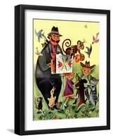 Spring Dance - Child Life-null-Framed Giclee Print