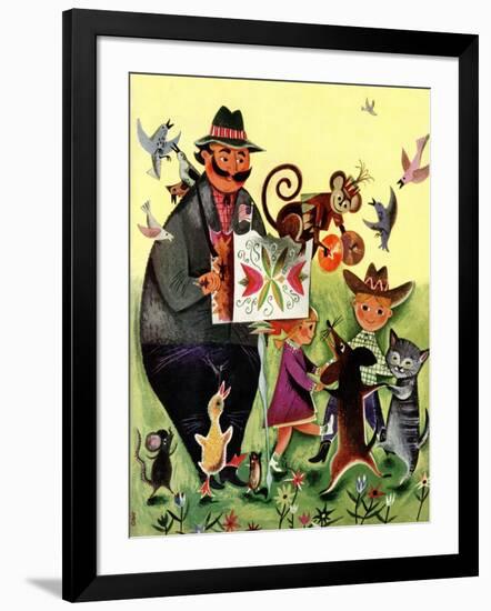 Spring Dance - Child Life-null-Framed Giclee Print