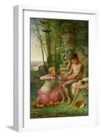 Spring (Daphnis and Chlo), 1865-Jean-François Millet-Framed Giclee Print