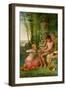 Spring (Daphnis And Chloe)-Jean-François Millet-Framed Giclee Print