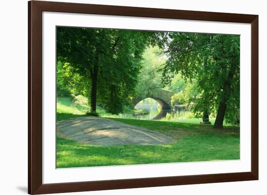 Spring Day in Central Park, New York City-Zigi-Framed Photographic Print