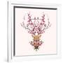 Spring Deer-Robert Farkas-Framed Art Print