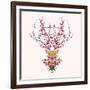 Spring Deer-Robert Farkas-Framed Art Print