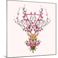 Spring Deer-Robert Farkas-Mounted Art Print