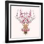 Spring Deer-Robert Farkas-Framed Art Print