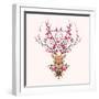 Spring Deer-Robert Farkas-Framed Art Print