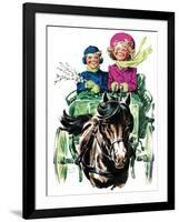 Spring Drive - Child Life-Keith Ward-Framed Giclee Print