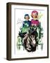 Spring Drive - Child Life-Keith Ward-Framed Premium Giclee Print