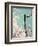 Spring Eiffel Green-Tracey Telik-Framed Photographic Print