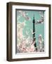 Spring Eiffel Green-Tracey Telik-Framed Photographic Print