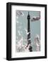 Spring Eiffel Pastel-Tracey Telek-Framed Photographic Print