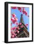 Spring Eiffel Tower Paris-null-Framed Art Print