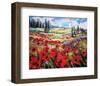 Spring Enjoyment-Maya Green-Framed Art Print