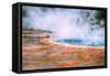 Spring Eternal, Grand Prismatic Spring, Yellowstone National Park-Vincent James-Framed Stretched Canvas