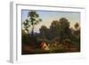 Spring Evening, 1844-Ludwig Richter-Framed Giclee Print