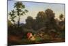 Spring Evening, 1844-Ludwig Richter-Mounted Giclee Print