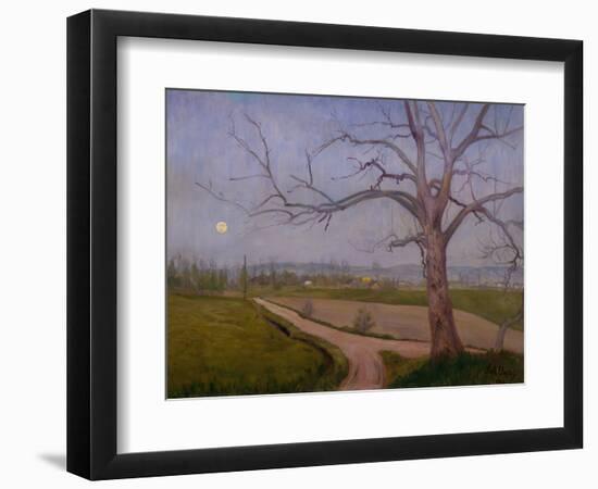 Spring Evening in Vestre Aker, 1911-Harald Oscar Sohlberg-Framed Giclee Print