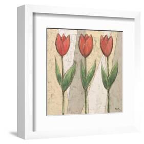 Spring Feeling in Red-Karsten Kirchner-Framed Art Print