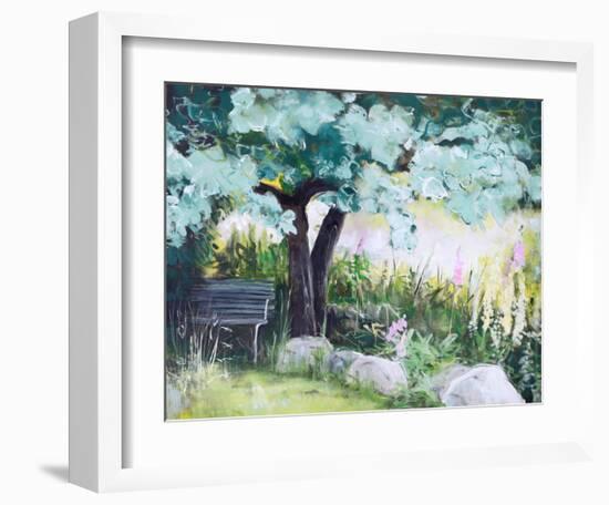 Spring Field-Design Fabrikken-Framed Art Print