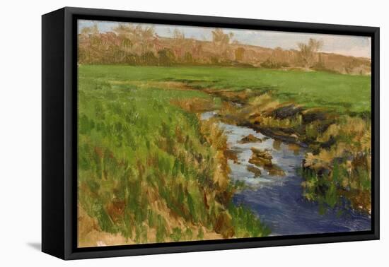 Spring Fields-Michael Budden-Framed Stretched Canvas