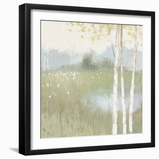 Spring Fling II Cool-Julia Purinton-Framed Art Print