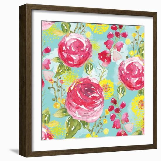 Spring Fling Medley I-Sara Berrenson-Framed Art Print