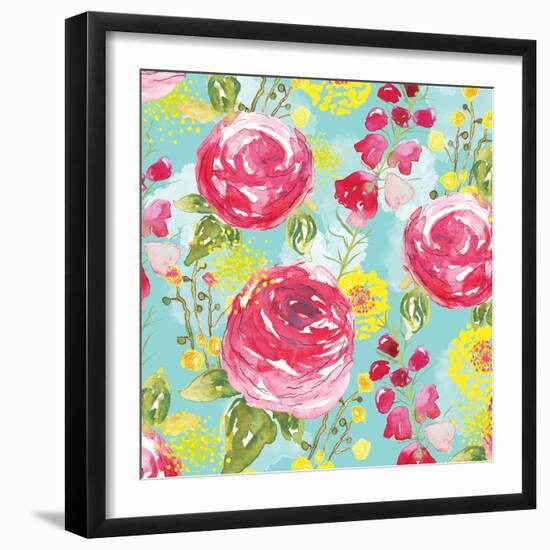 Spring Fling Medley I-Sara Berrenson-Framed Art Print