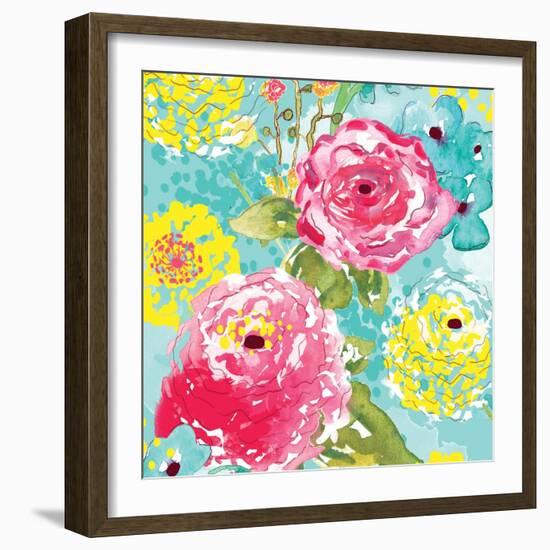 Spring Fling Medley II-Sara Berrenson-Framed Art Print