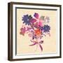 Spring Floral Bouquet-Bee Sturgis-Framed Art Print