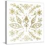 Spring Florals Gold-Ashley Santoro-Stretched Canvas