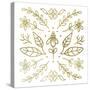 Spring Florals Gold-Ashley Santoro-Stretched Canvas