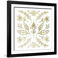 Spring Florals Gold-Ashley Santoro-Framed Giclee Print