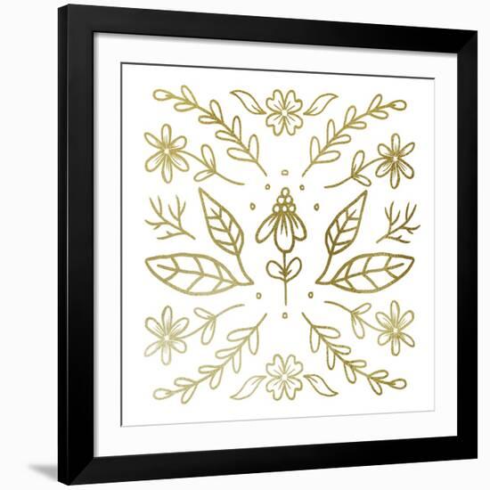 Spring Florals Gold-Ashley Santoro-Framed Giclee Print