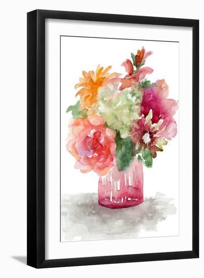 Spring Florals in Vase-Lanie Loreth-Framed Art Print