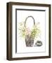 Spring Flower Basket-Patricia Pinto-Framed Art Print