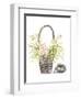 Spring Flower Basket-Patricia Pinto-Framed Art Print