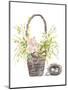Spring Flower Basket-Patricia Pinto-Mounted Art Print
