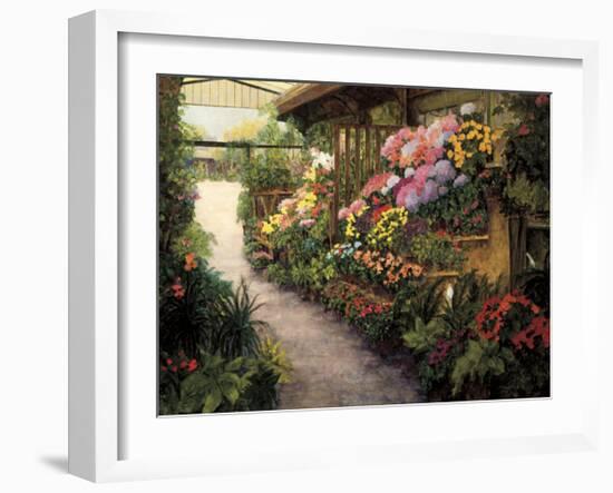 Spring Flower Market-Montserrat Masdeu-Framed Giclee Print