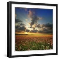 Spring Flower Meadow. Composition of Nature-Oleh Honcharenko-Framed Photographic Print