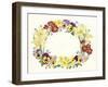 Spring Flower Oval, 1995-Linda Benton-Framed Giclee Print