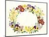 Spring Flower Oval, 1995-Linda Benton-Mounted Premium Giclee Print