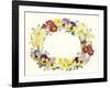 Spring Flower Oval, 1995-Linda Benton-Framed Giclee Print