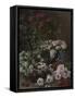 Spring Flowers, 1864 (Oil on Fabric)-Claude Monet-Framed Stretched Canvas