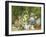 Spring Flowers and a Bird's Nest on a Mossy Bank-George Clare-Framed Giclee Print