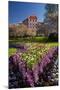 Spring Flowers and Historic Crown Mills Building, Dunedin, Otago, South Island, New Zealand-David Wall-Mounted Photographic Print