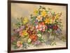 Spring Flowers and Poole Pottery-Albert Williams-Framed Giclee Print