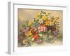 Spring Flowers and Poole Pottery-Albert Williams-Framed Giclee Print