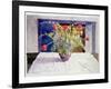 Spring Flowers in a Vase, 1988 (W/C on Paper)-Lucy Willis-Framed Giclee Print